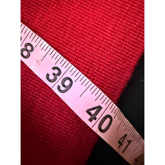 Eileen fisher Red Merino wool maxi knit skirt elastic waist women’s L - Picture 8 of 9